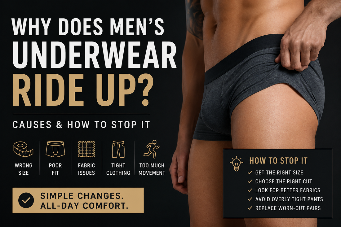 Why Does Men’s Underwear Ride Up? Causes and How to Stop It