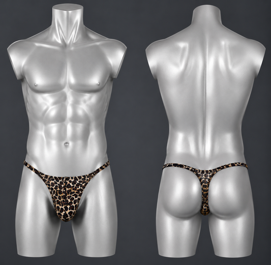 Leopard Thong