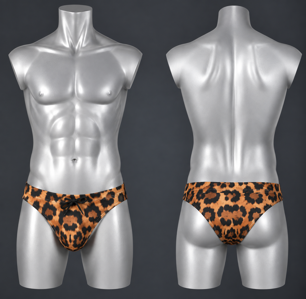 Leopard Swim Briefs