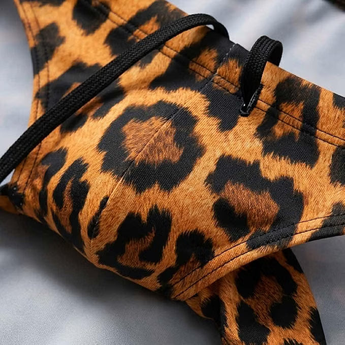Leopard Swim Briefs