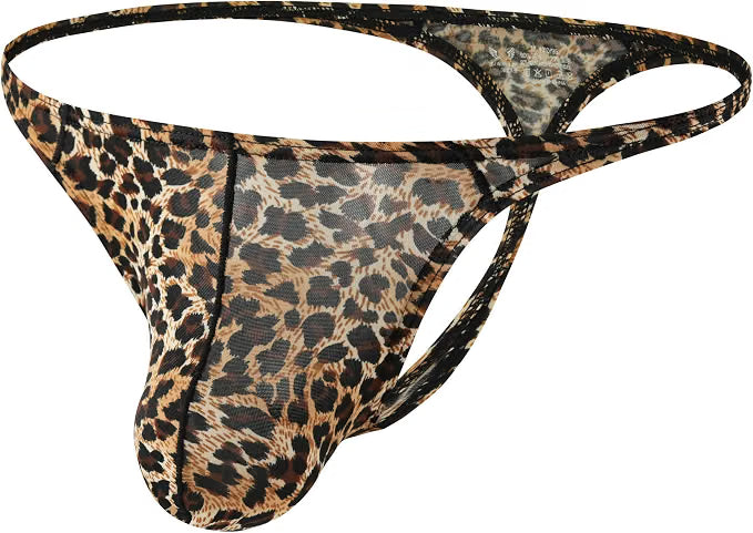 Leopard Thong